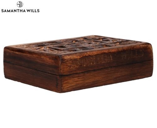 Discontinued Samantha Wills Wooden Carved Jewellery/bracelet Boxes - Sooki Boutique